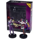 Box Set c/ 2 Estátuas / Bonecos: O Coringa - Arlequina - Batman - DC Comics - Eaglemoss