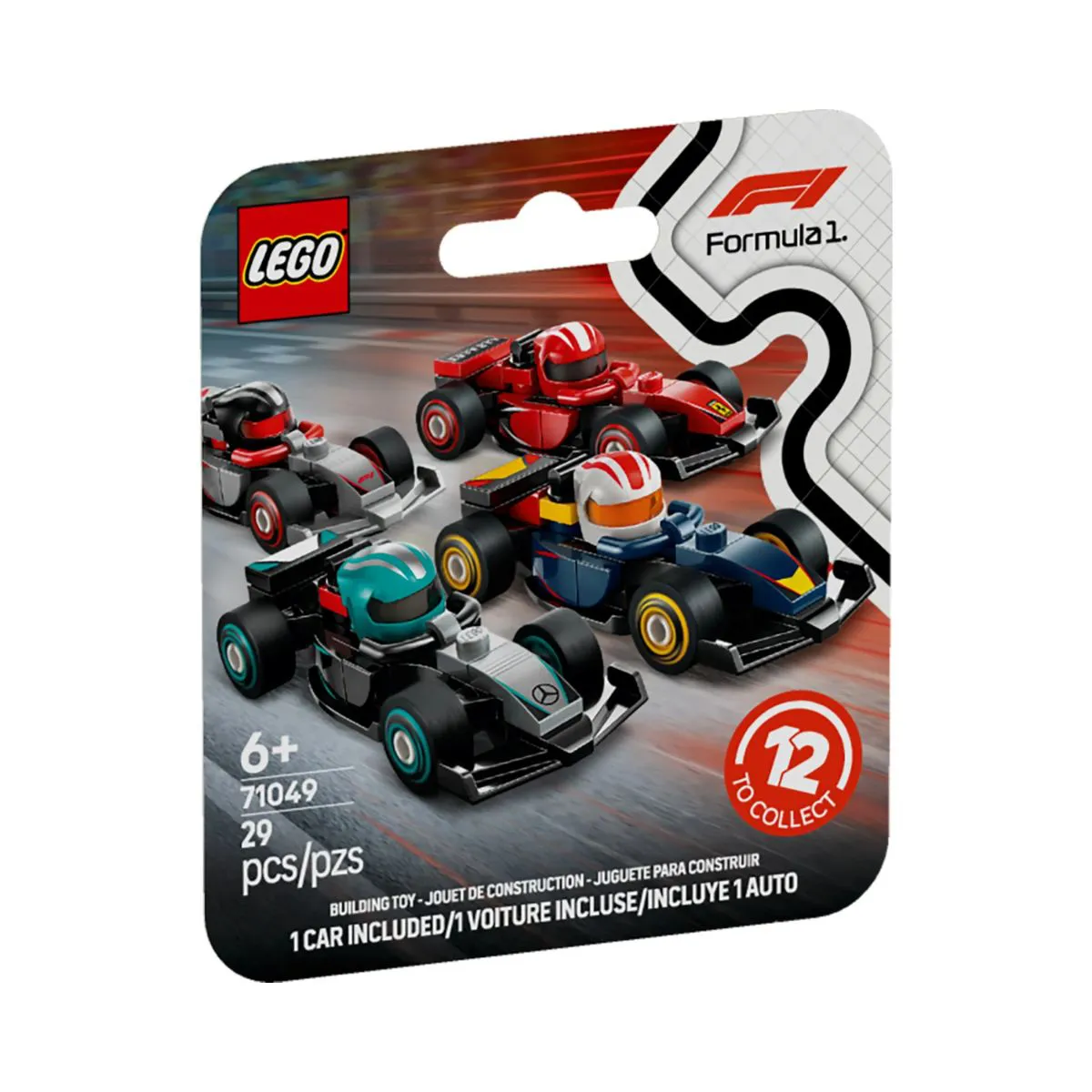 LEGO Carros de Corrida Colecionáveis F1 71049 - Imagem 1