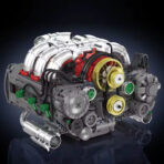 Mould King Engine 2375pçs/PL* Flat Engine 10181 - Imagem 3