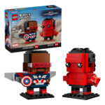 LEGO - Brick H'eadz - 202pçs - Marvel/Captain America & Red Hulk - 40668