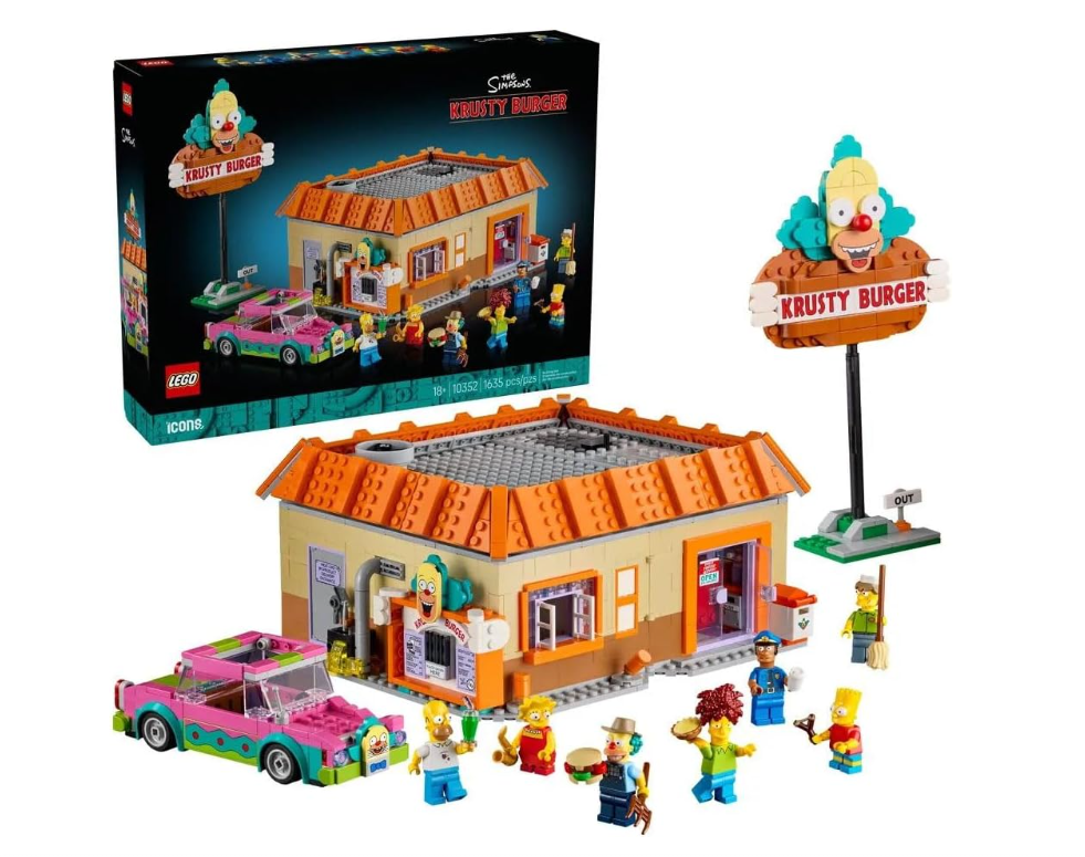 LEGO - Icons - 1635pçs - The Simpsons/Krusty Burger - 10352