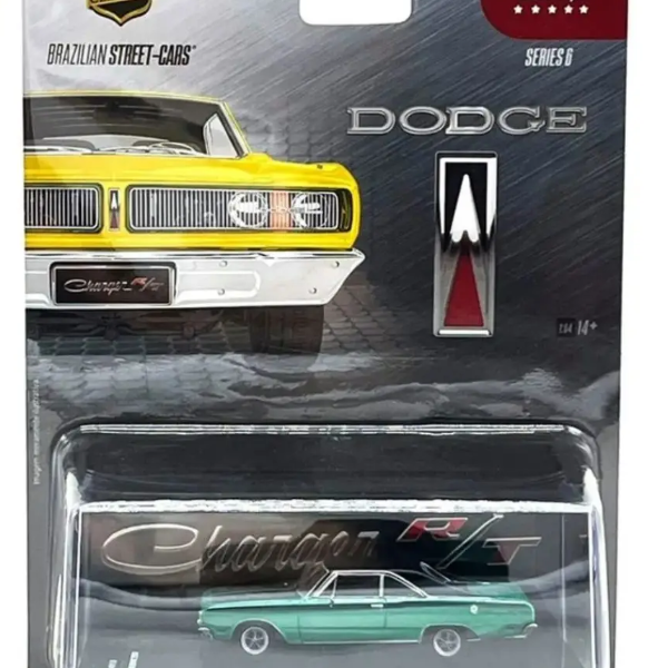 BR Classics - Brazilian Street Cars - Series 6 - Dodge Charger R/T 1972 - BRC64092