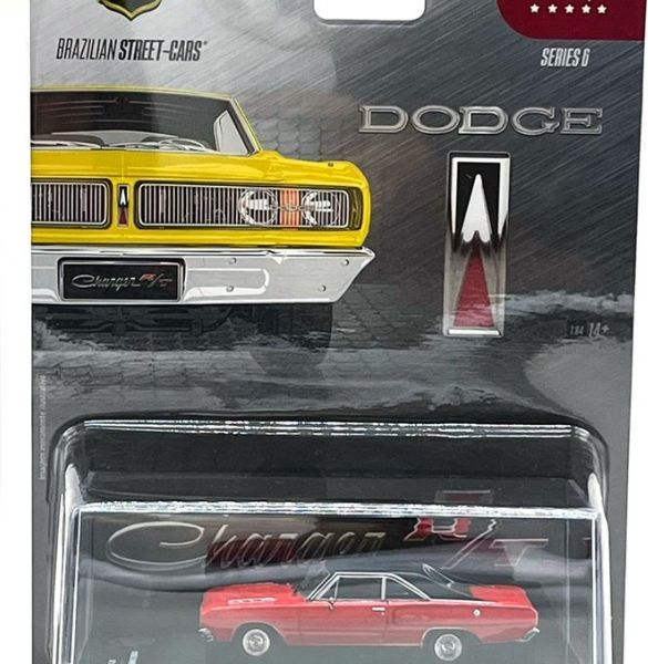 BR Classics - Brazilian Street Cars - Series 6 - Dodge Charger R/T 1974 - BRC64093