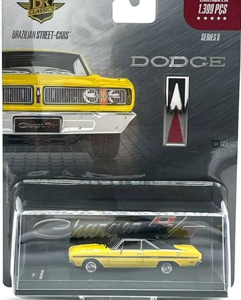 BR Classics - Brazilian Street Cars - Series 6 - Dodge Charger R/T 1975 - BRC64091