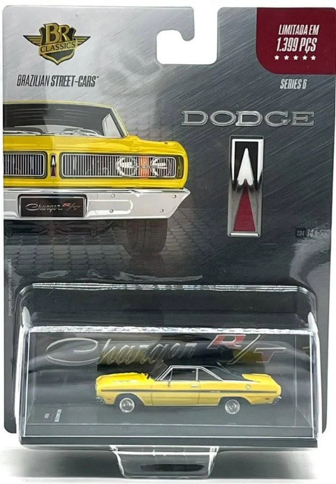 BR Classics - Brazilian Street Cars - Series 6 - Dodge Charger R/T 1975 - BRC64091