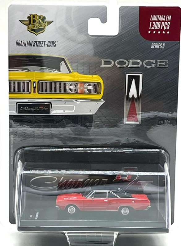 BR Classics - Brazilian Street Cars - Series 6 - Dodge Charger R/T 1974 - BRC64093