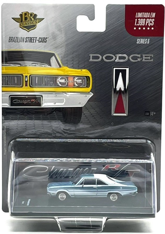 BR Classics - Brazilian Street Cars - Series 6 - Dodge Charger R/T 1978 - BRC64094