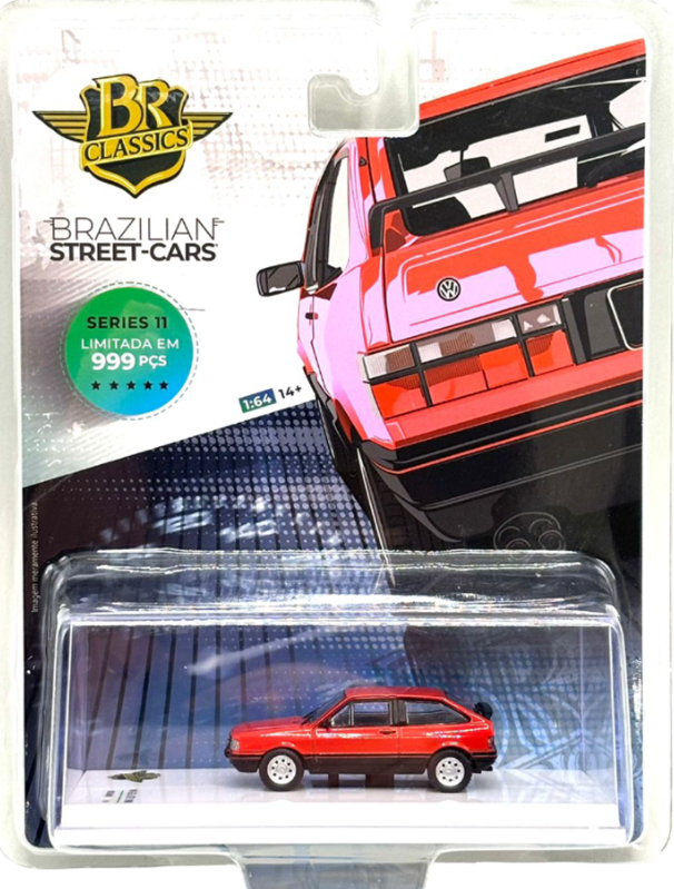 BR Classics - Brazilian Street Cars - Series 11 - VW Gol GTS 1988 - BRC64067