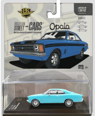 BR Classics - Brazilian Street Cars - Series 3 - Chevrolet Opala Coupé de Luxo 1972 - BRC64042