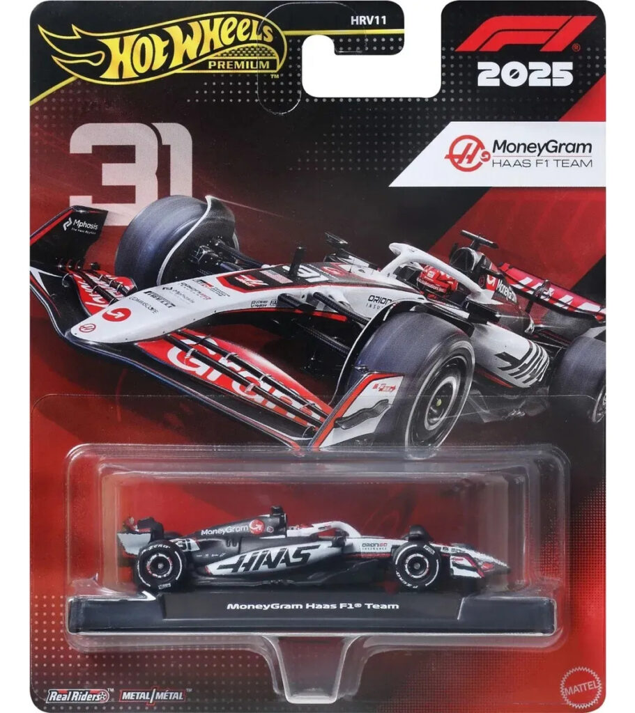 Mattel - Hot Wheels - Premium F1 2025 - MoneyGram Haas - JKD78