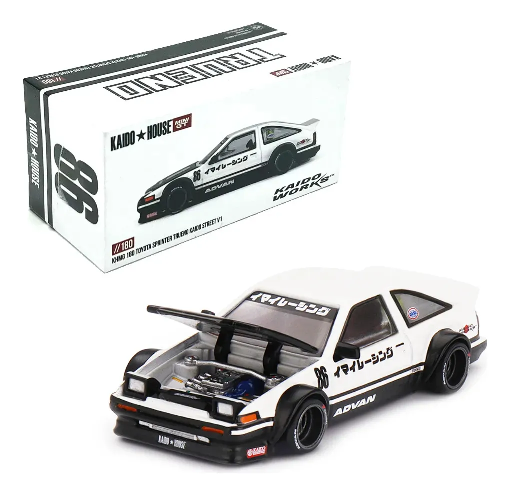 Mini GT - Kaido House - Trueno Street V1 - Toyota Sprinter - 180