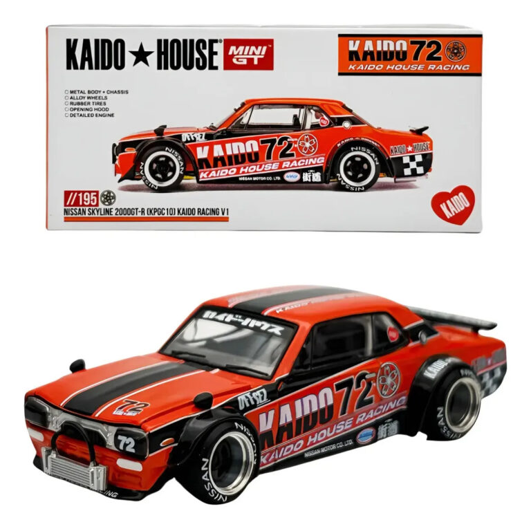 Mini GT - Kaido House - 2000GT Racing V1 - Nissan Skyline - 195