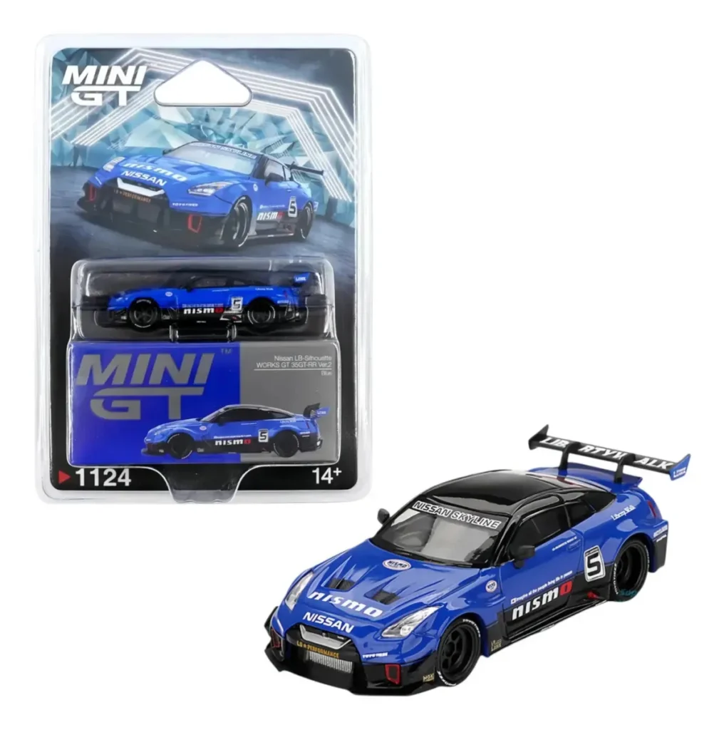 Mini GT - TM - Works GT Blue - Nissan LB Silhouette - 1124