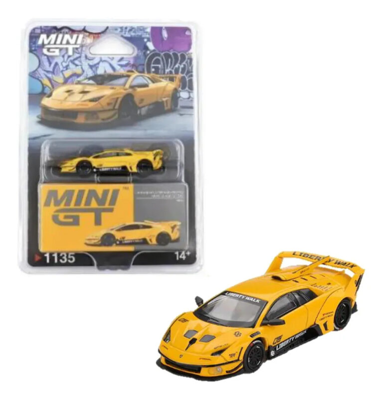 Mini GT - TM - Murcielago GT EVO - Lamborghini LB Silhouette Works Yellow - 1135
