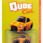 Mini GT - Qube Carz - Bold & Boxy Reimagined - Nissan GTR LB Gold - 003