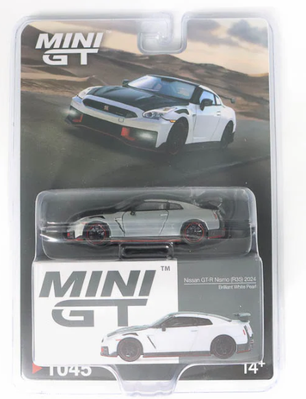 Mini GT - TM - Chase - Nissan GTR Nismo 2024/Brilliant White Pearl - 1045