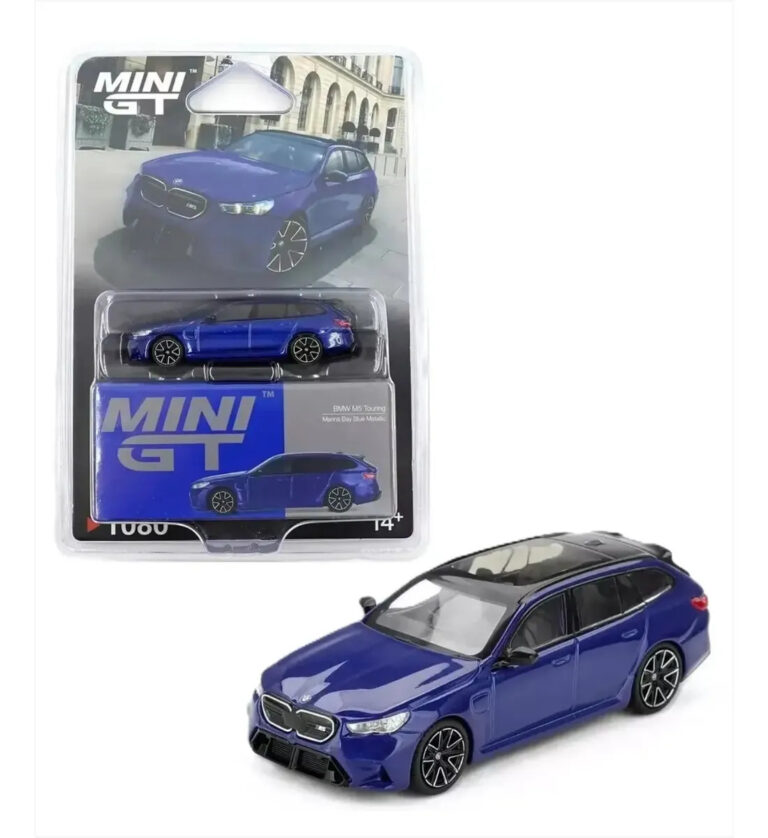 Mini GT - TM - Marina Bay Blue Metallic - BMW M5 Touring - 1080