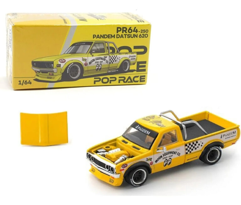 Pop Race - PR - Yellow - Pandem Datsun 620 - PR64/250