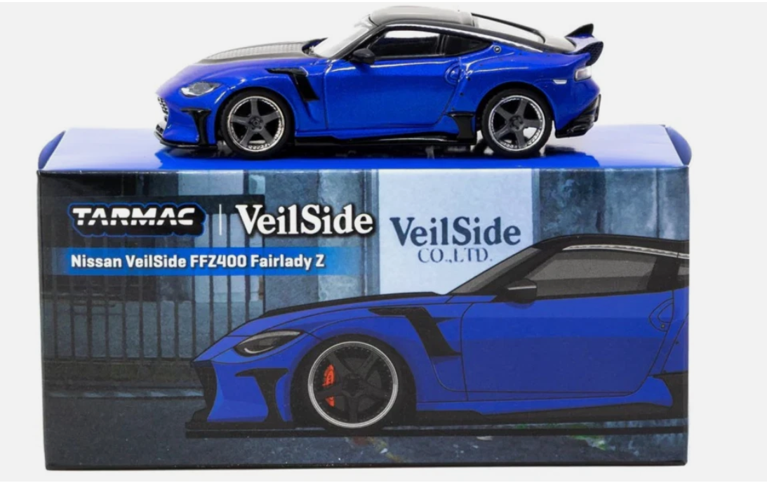 Tarmac Works - VeilSide - Global G4 - Nissan VeilSide FFZ400 Fairlady Blue - T64G074 Tarmac Works - VeilSide - Global G4 - Nissan VeilSide FFZ400 Fairlady Blue - T64G074